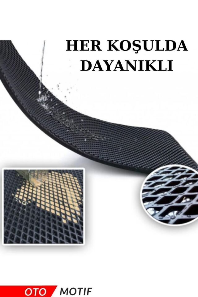 Kuba Brilliant Motorsiklet Uyumlu Eva Paspas (KIRMIZI)