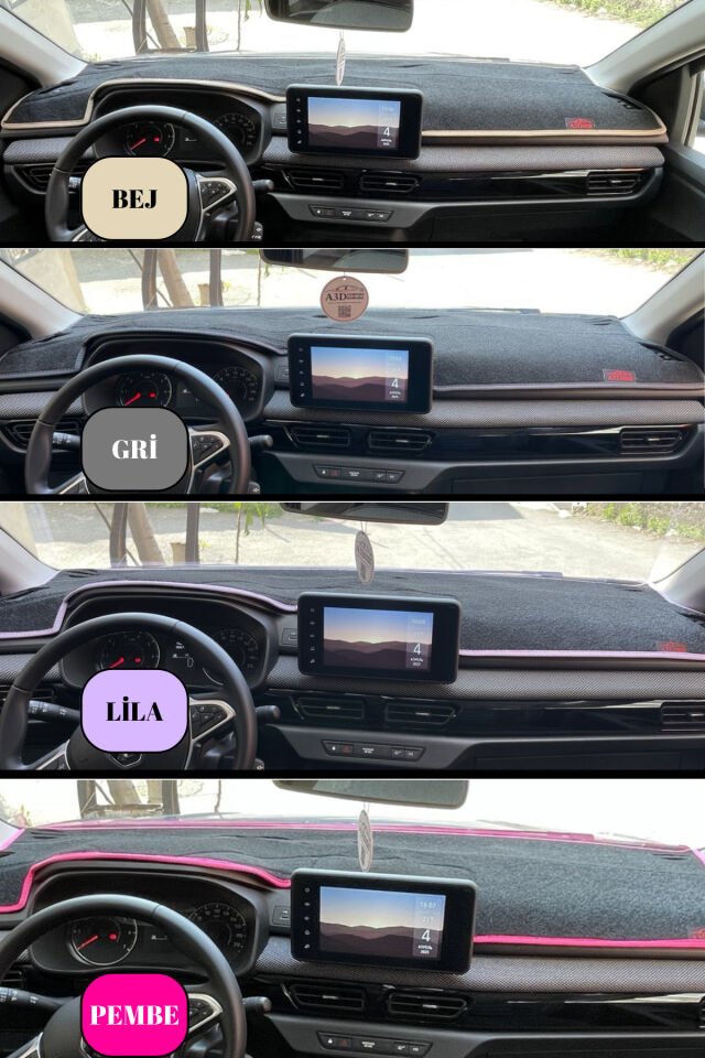 Ford Courier ( 2020 + ) Büyük Ekran - Torpido Koruması / Halısı / Örtüsü