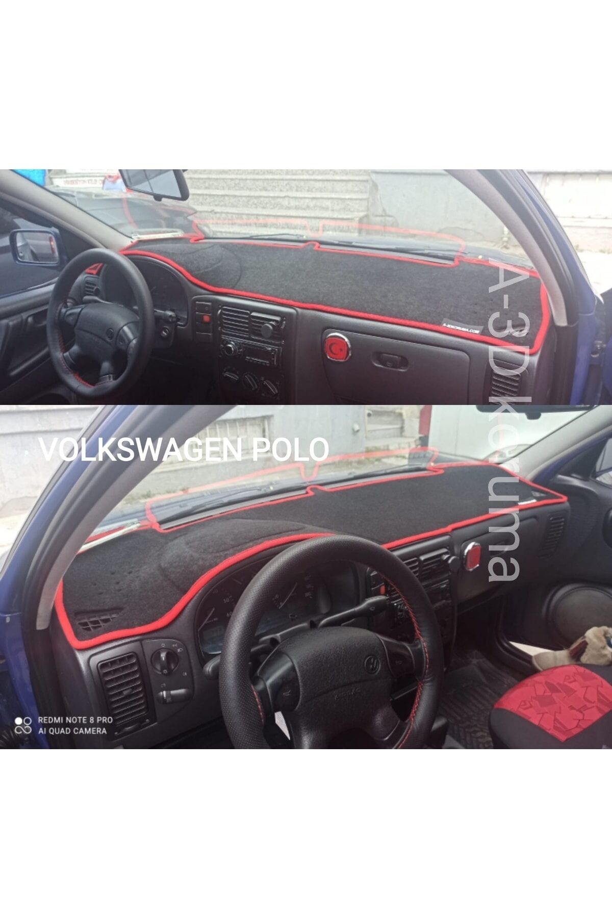 Volkswagen Polo Torpido Koruması Siyah 1997-2001 Modellerine Uygun