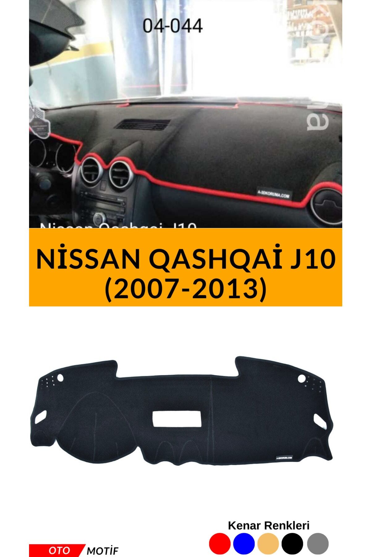 Nissan Qashkai J10 Uyumlu Torpido Koruma