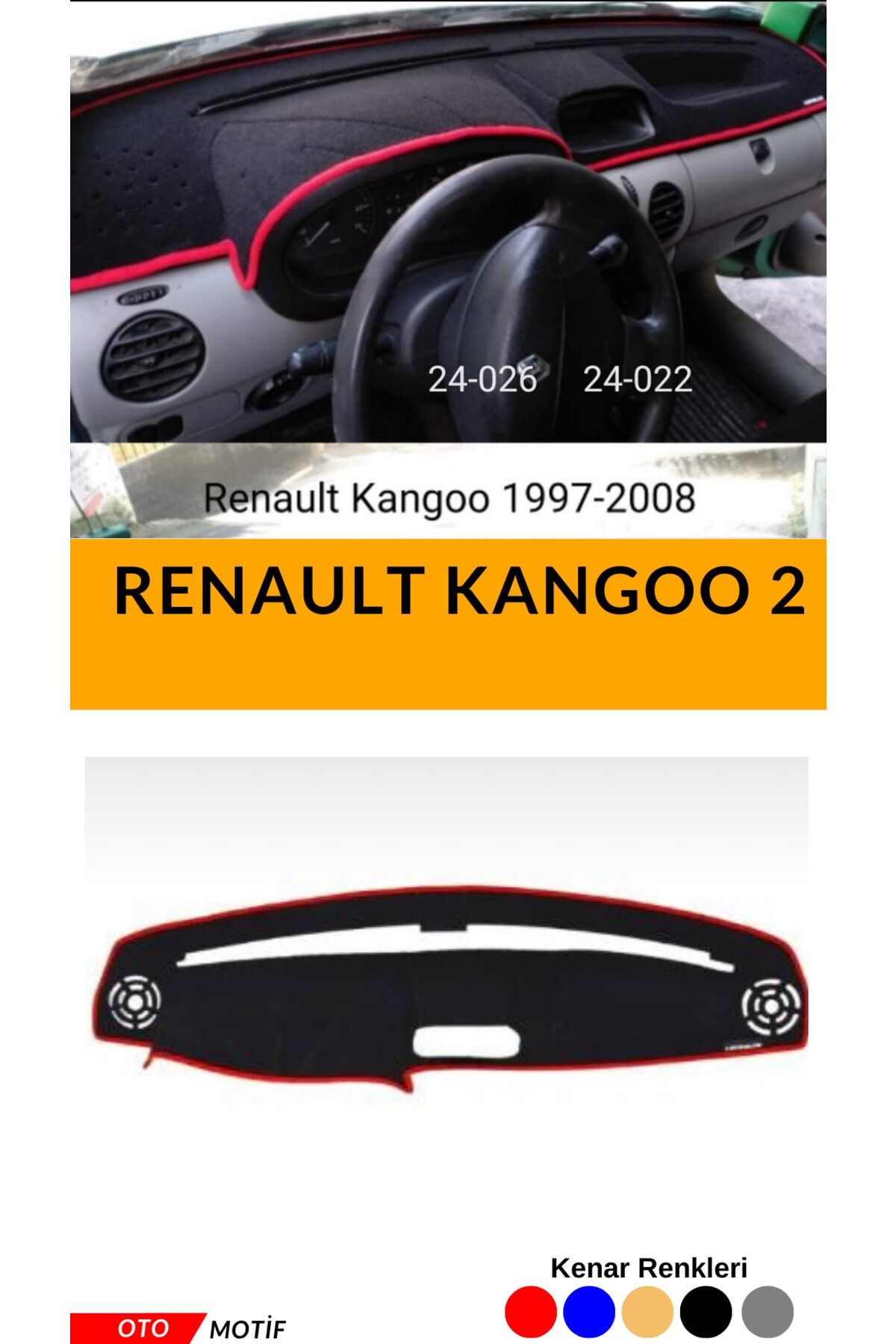 Renault Kangoo 2 Uyumlu Torpido Koruma