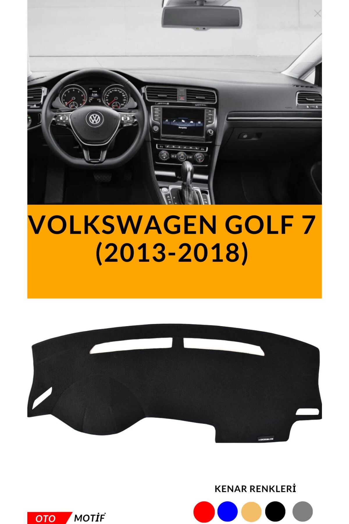 Volkswagen Golf 7 Uyumlu Torpido Koruma