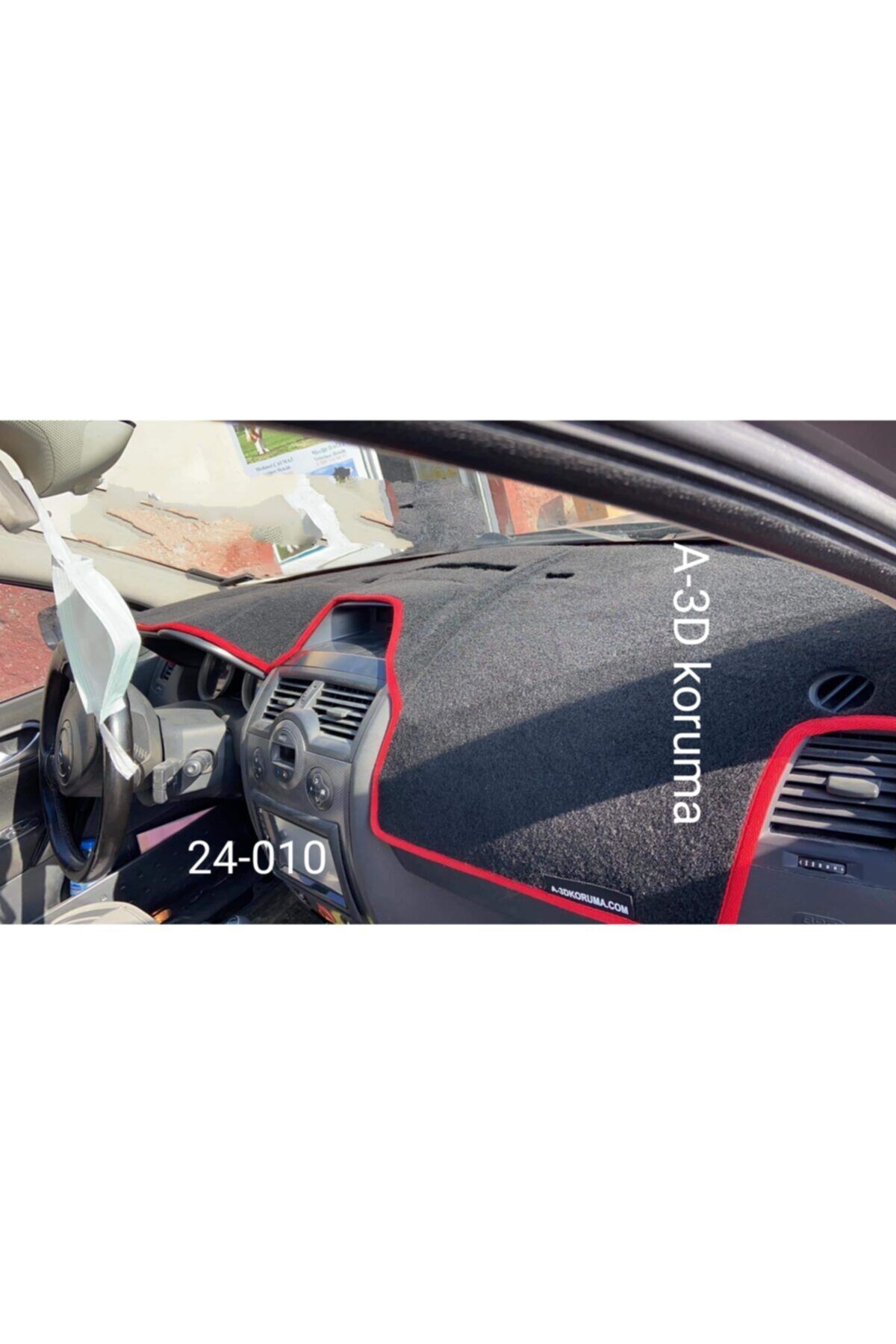 Renault Megane-2 Torpido Koruması Kırmızı 2002-2009 Modellerine Uygun