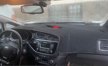 Kia Ceed Torpido Koruması Siyah 2013 Modellerine Uygun Torpido Halısı